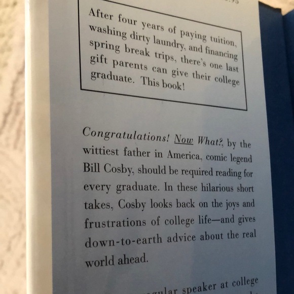 Congratulations! Now What?: A Book for Graduates
by Bill Cosby - NEW - Picture 13 of 16